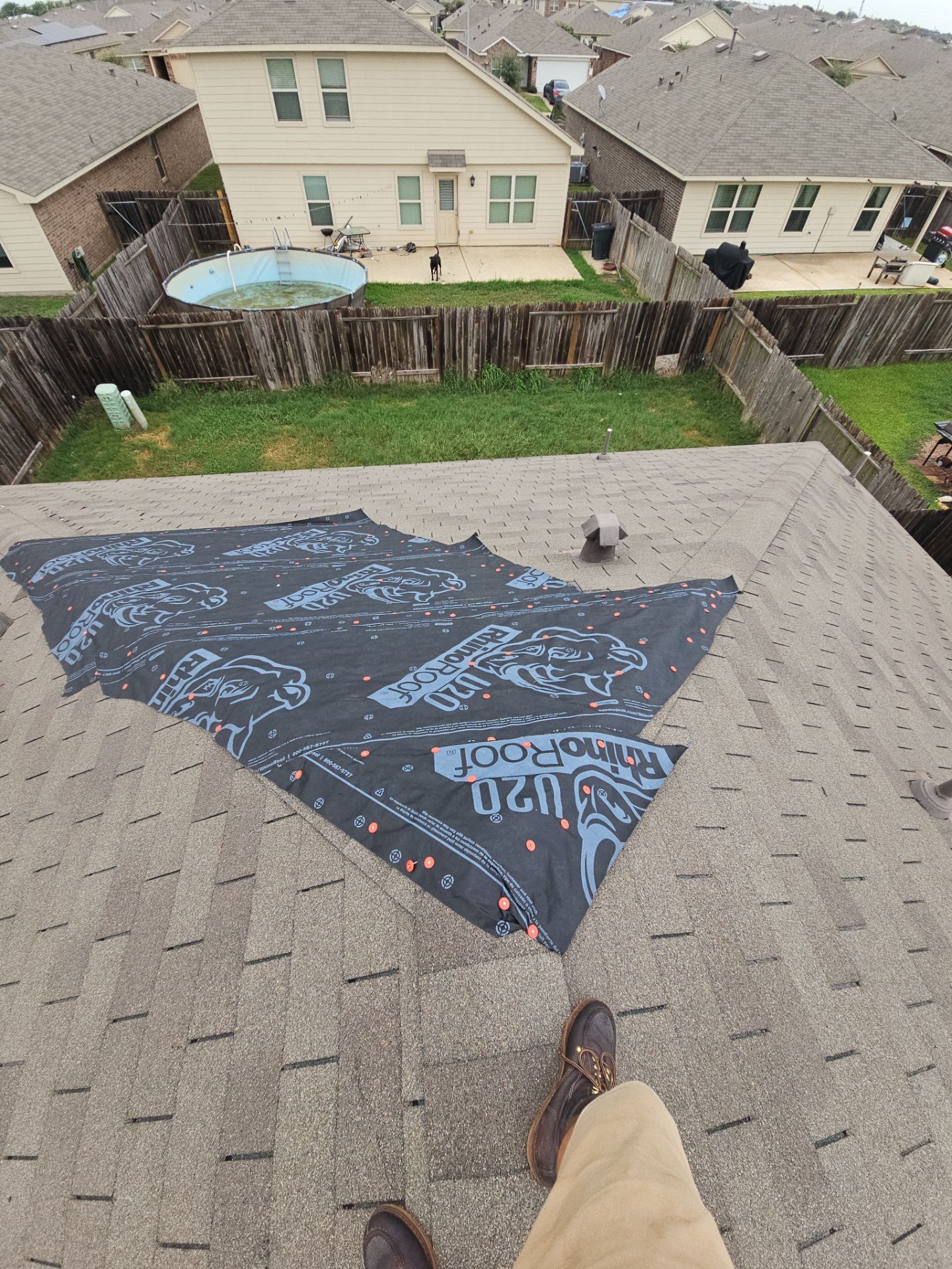 Residential Roofing Repair using Owen's Corning Duration (Lifetime) Shingles by Roof Repair Services LLC