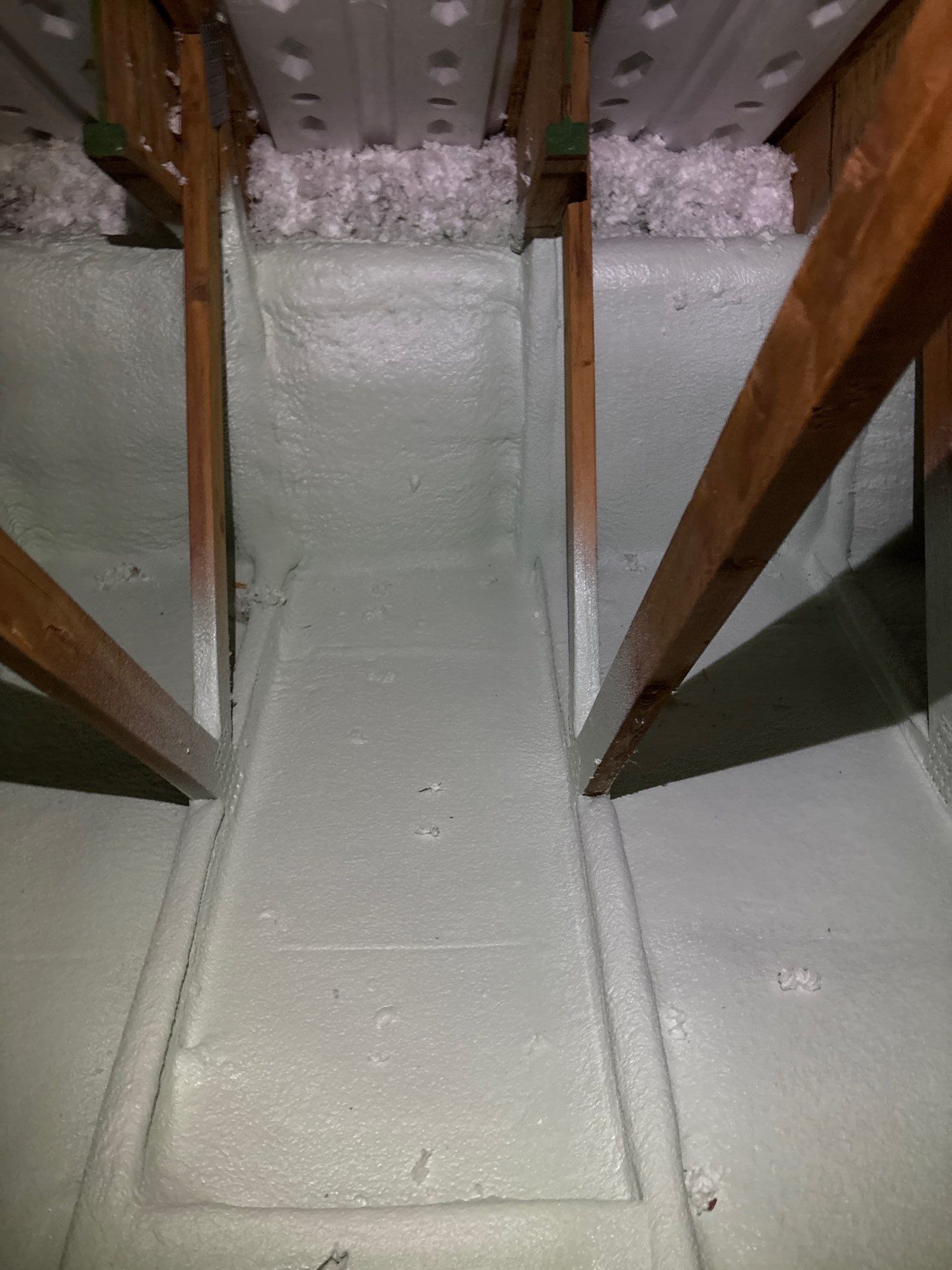 attic insulation and garage closed cell spray foam in St. Paul by Gunner Insulation and General Contracting