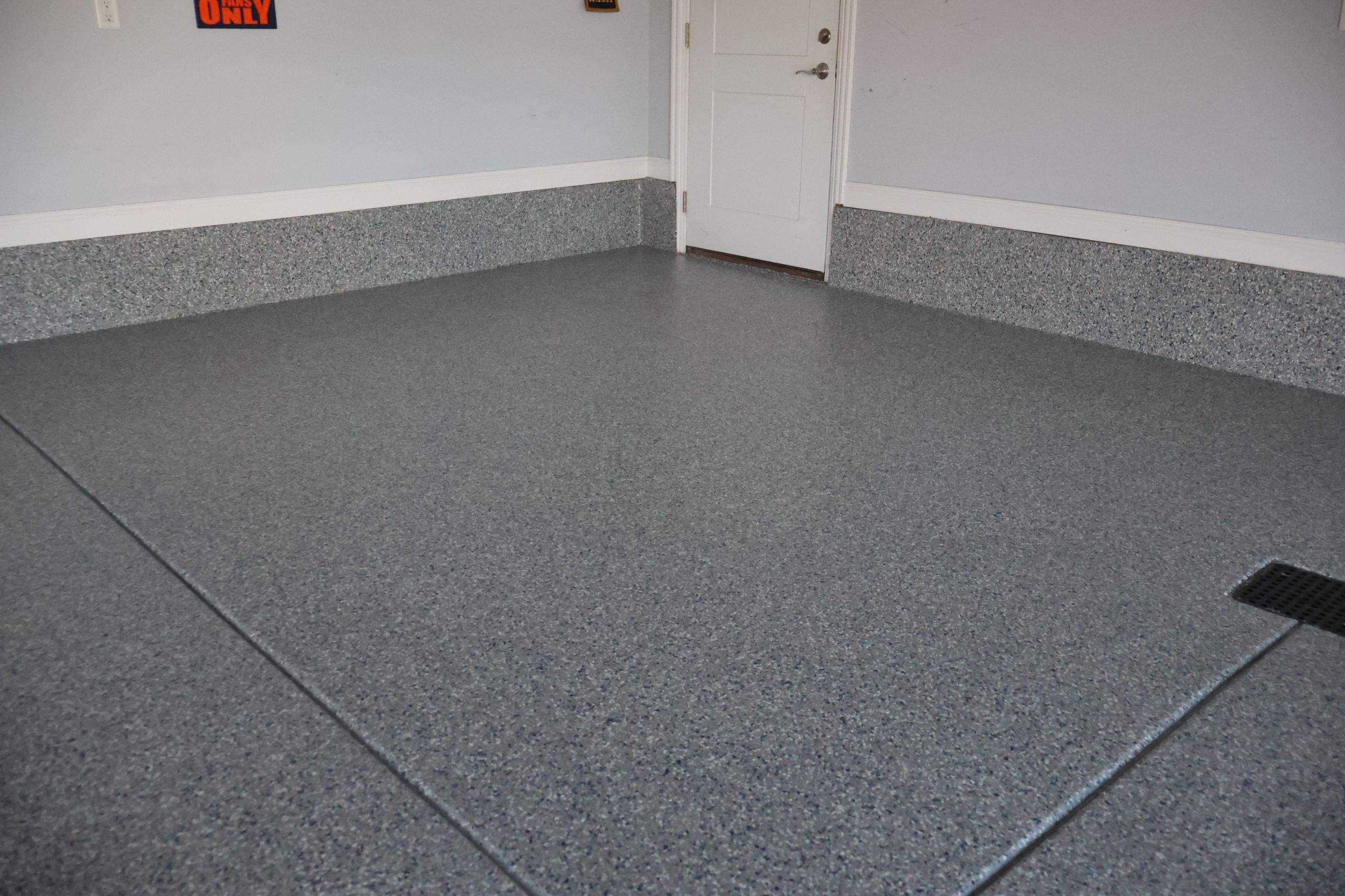 Stonewash Garage Floor by Level 10 Coatings