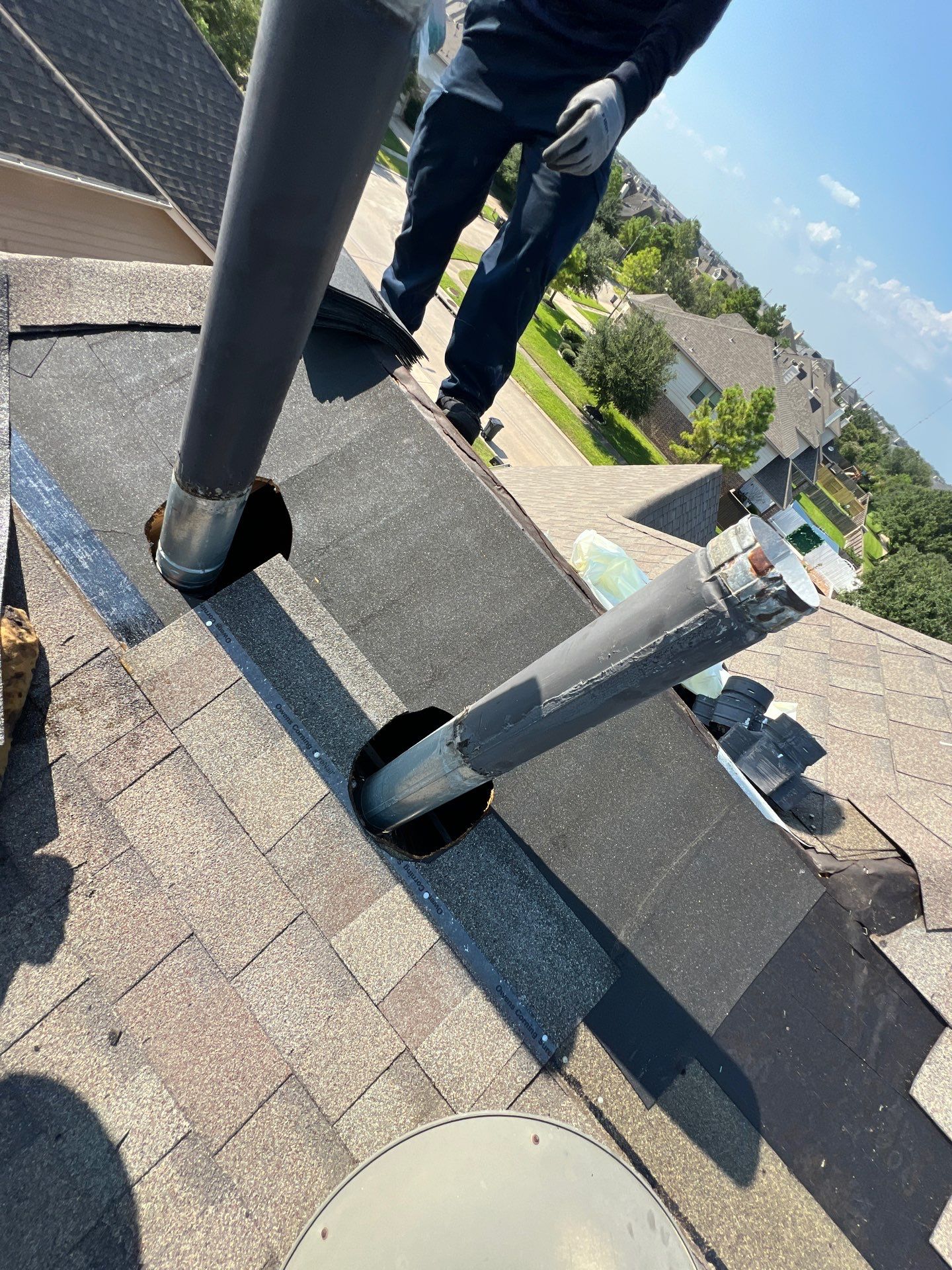 Hail Damage using Owen's Corning Duration (Lifetime) Shingles by Roof Repair Services LLC