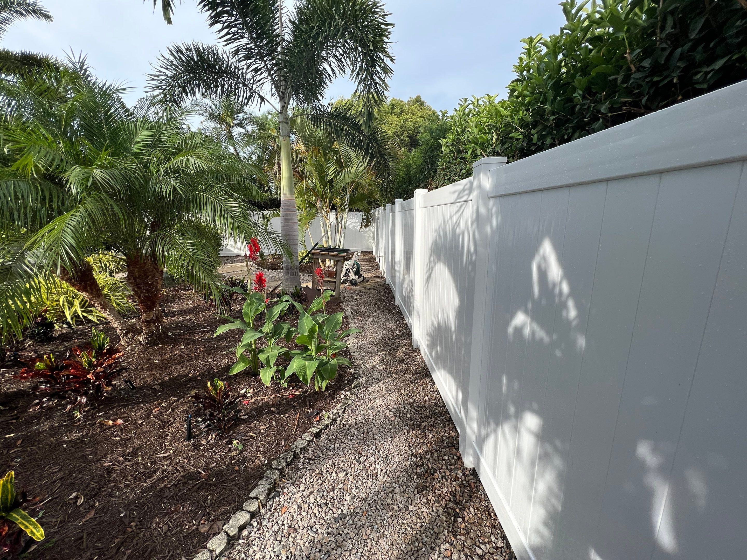 Sarasota, FL 6 ft. Tall White Vinyl Privacy Fence by Asap fence and gates, LLC