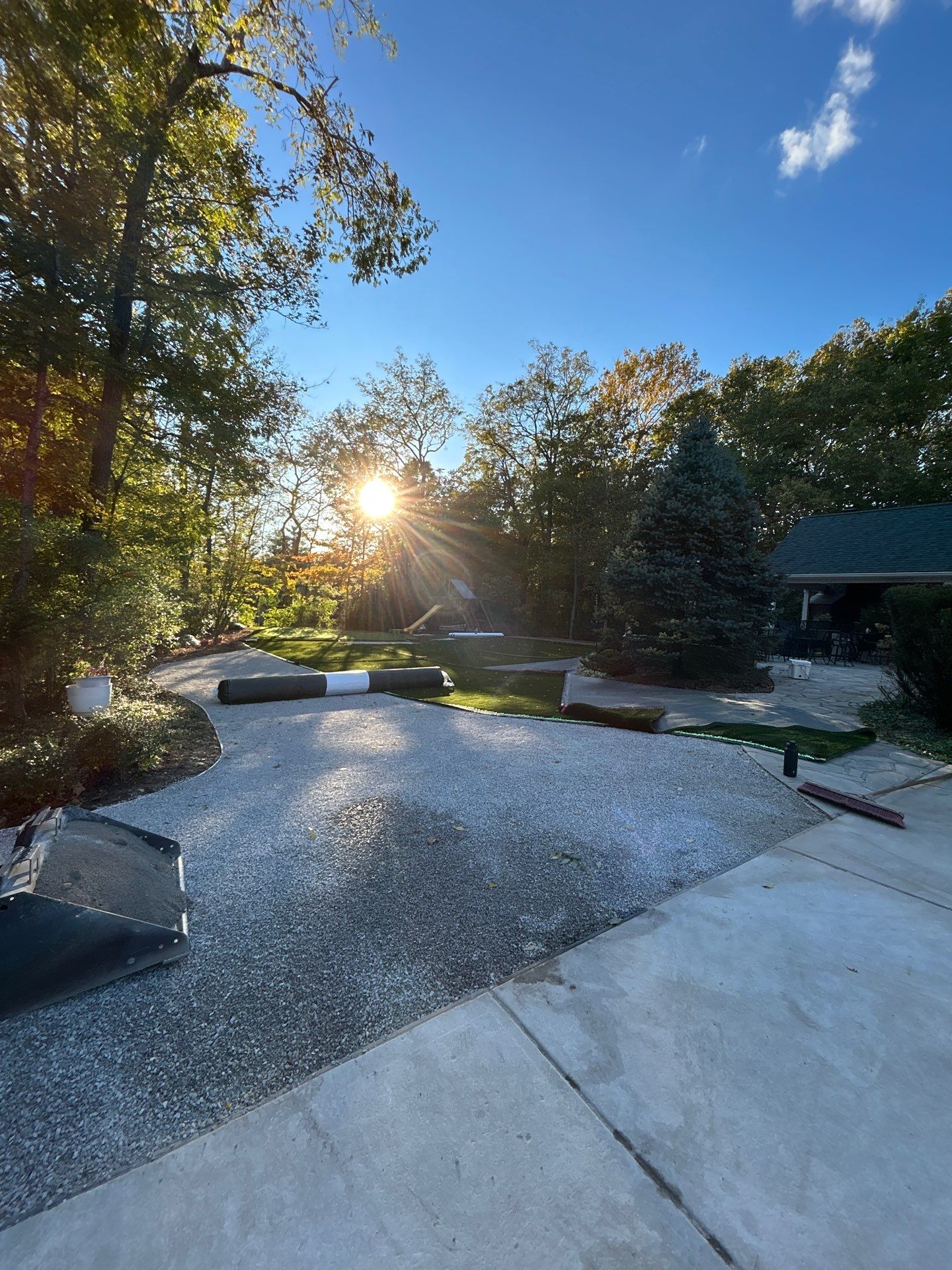Custom Synthetic Backyard Dream in Cincinnati by Southwest Greens Midwest