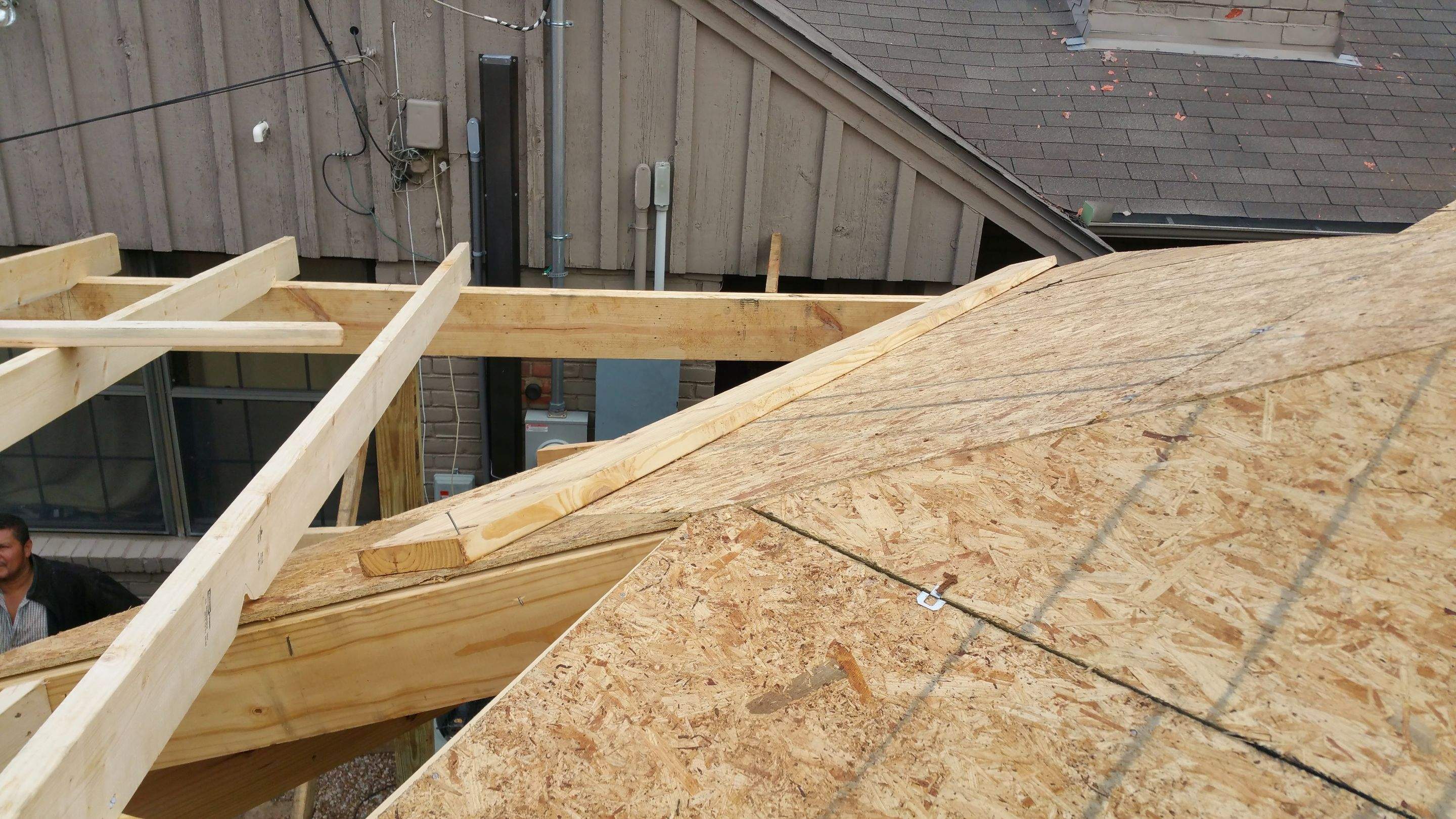 Covered Walkway Patio for a Private School by First United Roofing & Construction