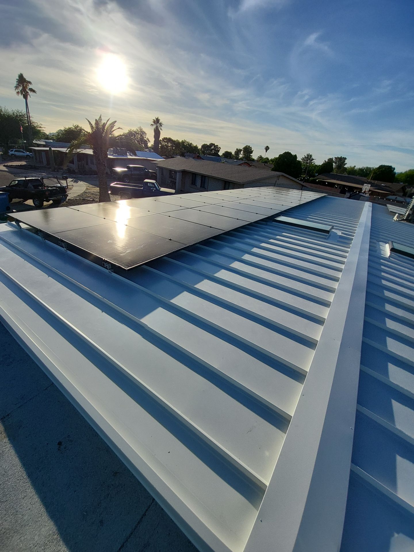 Bright White Standing Seam by Reimagine Roofing