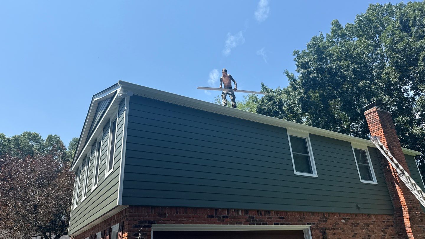 Siding Replacement using Alside Deep Moss by 180 Contractors