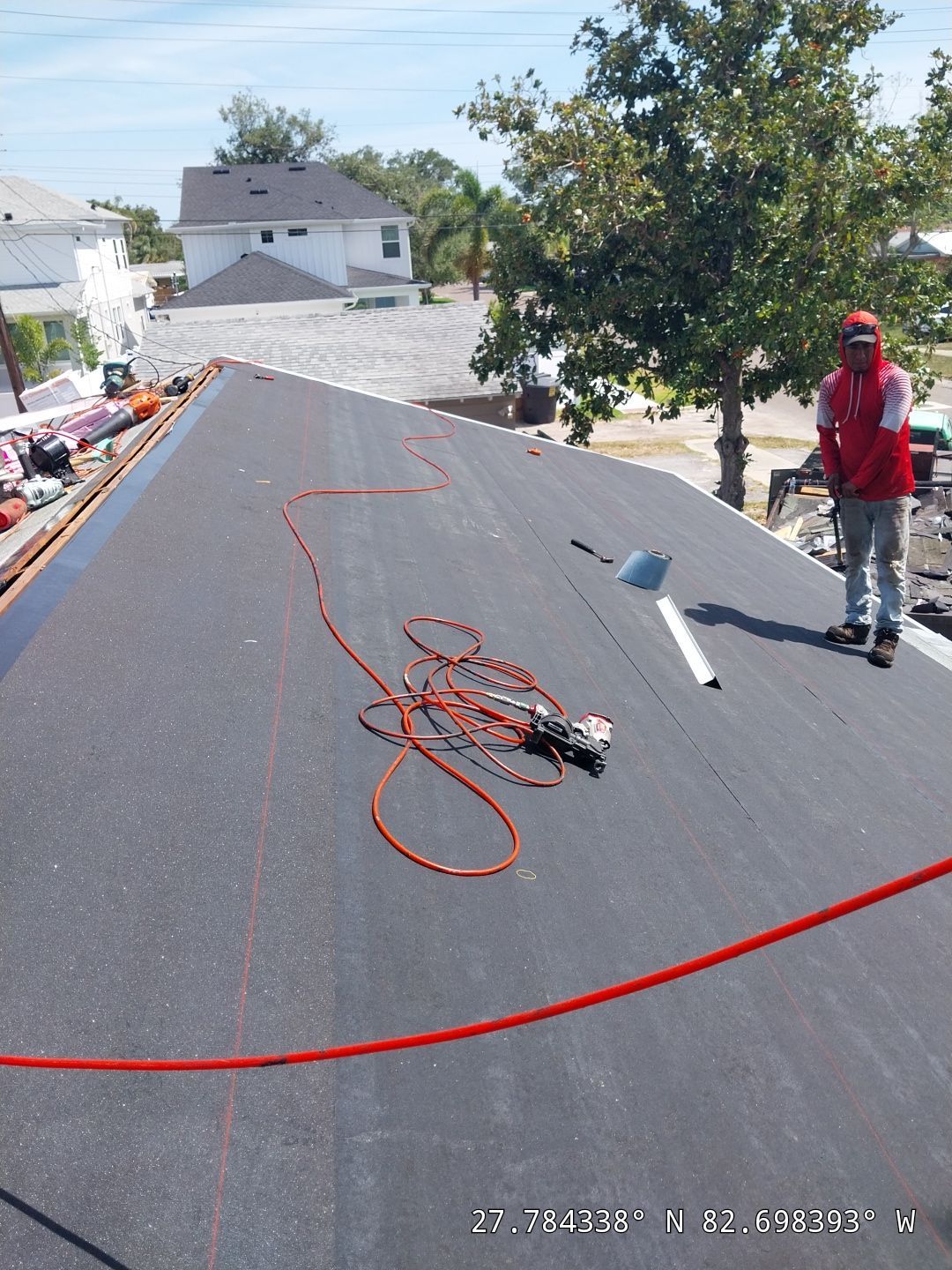 Project in St. Petersburg 33713 by Mitchell Roofing Company LLC 