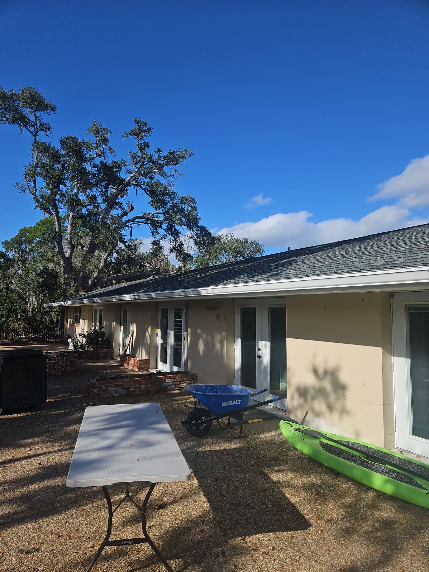 Soffit and Fascia Installation and Smooth Box Gutters and Downspouts in Sarasota FL by Gutter Professors