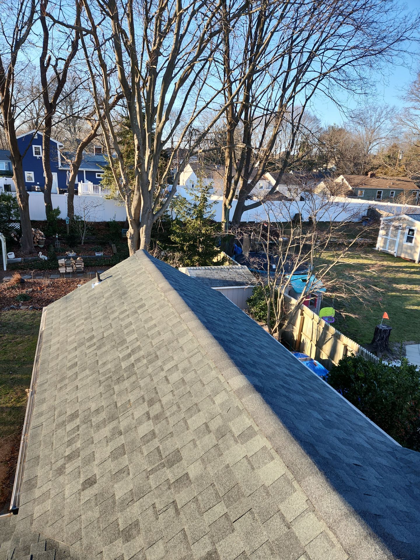 Residential Roofing Installation using Owens Corning Duration Onyx Black by A Plus Exterior