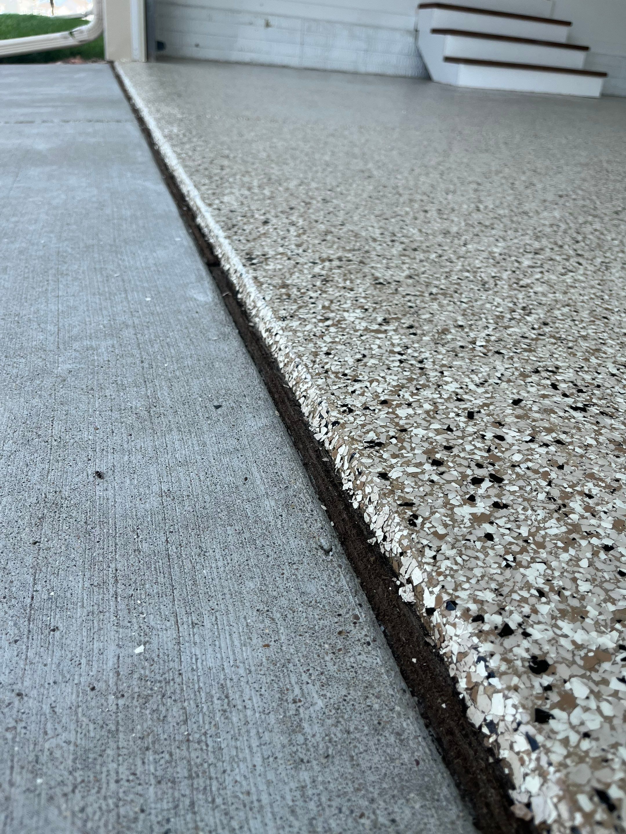 Bondurante Driftwood Garage Floor Coatings by Revival Concrete Coatings