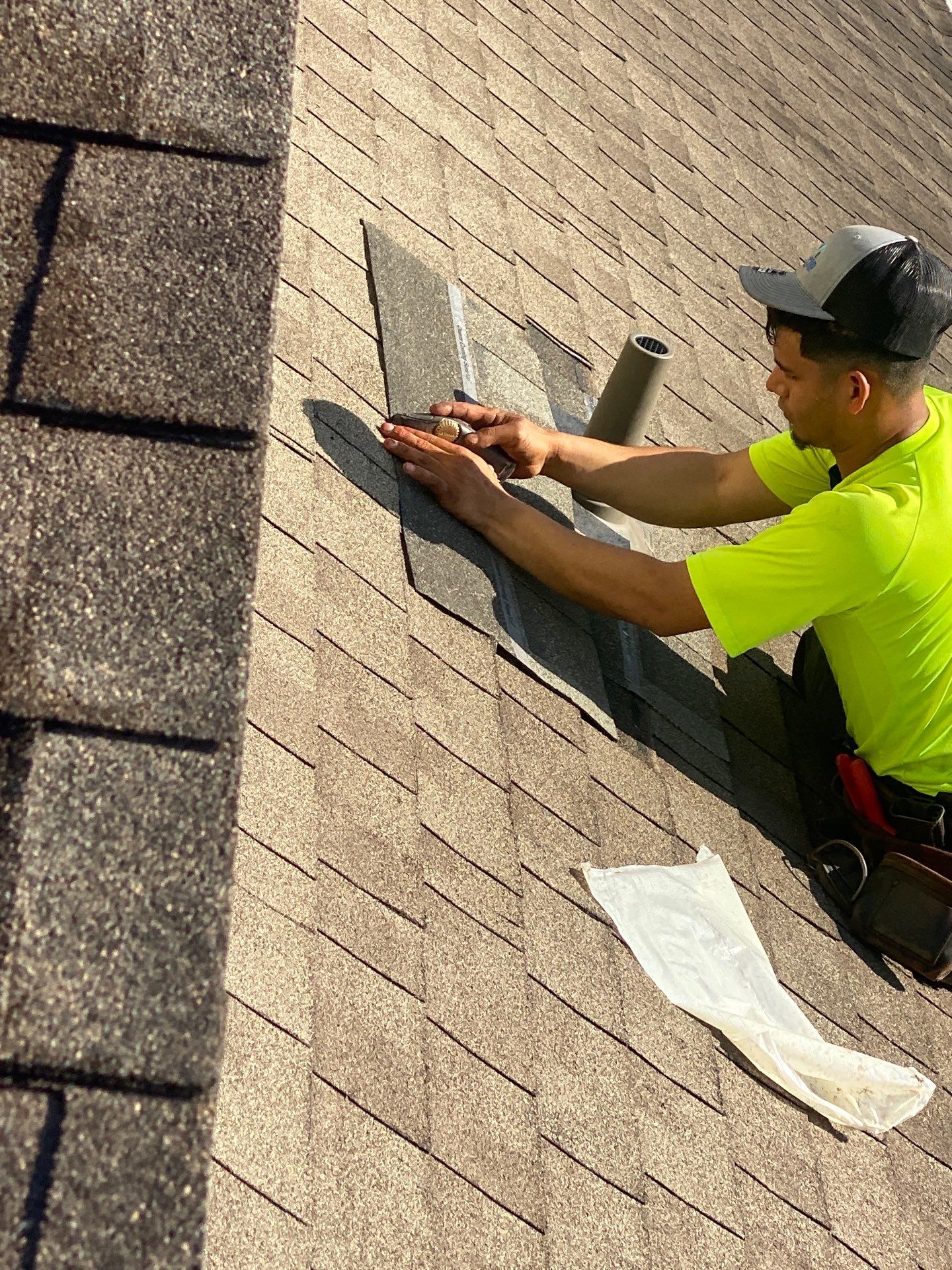 Residential Roofing Repair using Owen's Corning Duration (Lifetime) Shingles by Roof Repair Company
