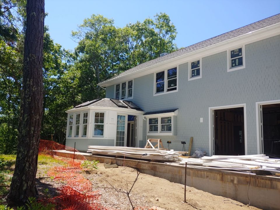East Falmouth, MA Gutter Installation using 6" Half Round Aluminum Gutter by Gutter Pro Enterprises