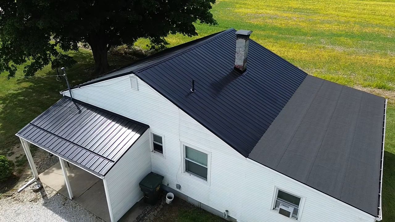 Alpha Rib, Color, Black by Eagle Eye Roofing