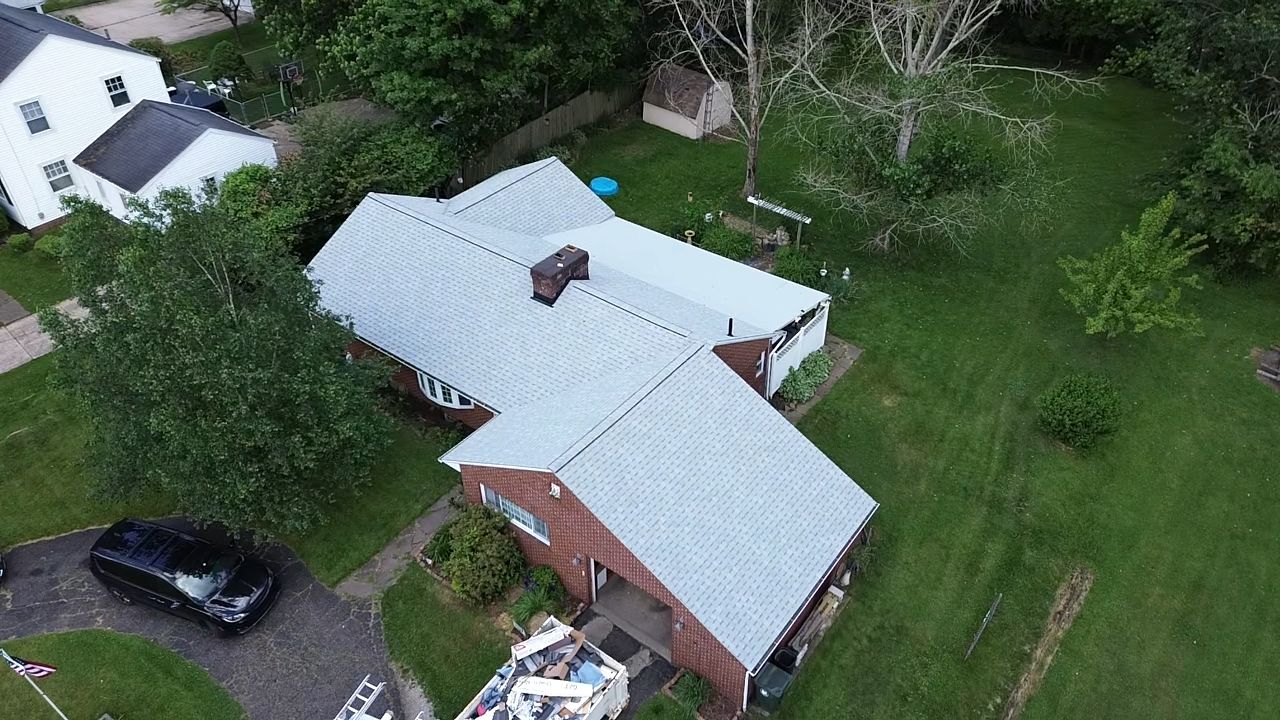 Atlas Pinnacle, Color, Oyster Shell, Drip Edge, Color, White by Eagle Eye Roofing