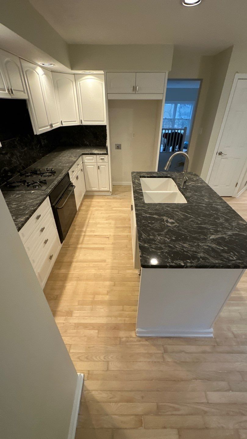 Hardwood Refinishing Project in Canonsburg by Floors in a Day, Inc