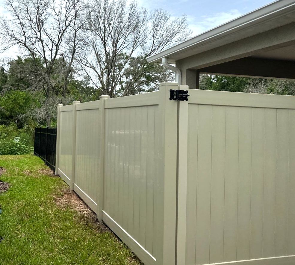 Aluminum Fence Installation using Aluminum Fence and Vinyl Privacy Fence by Asap fence and gates, LLC