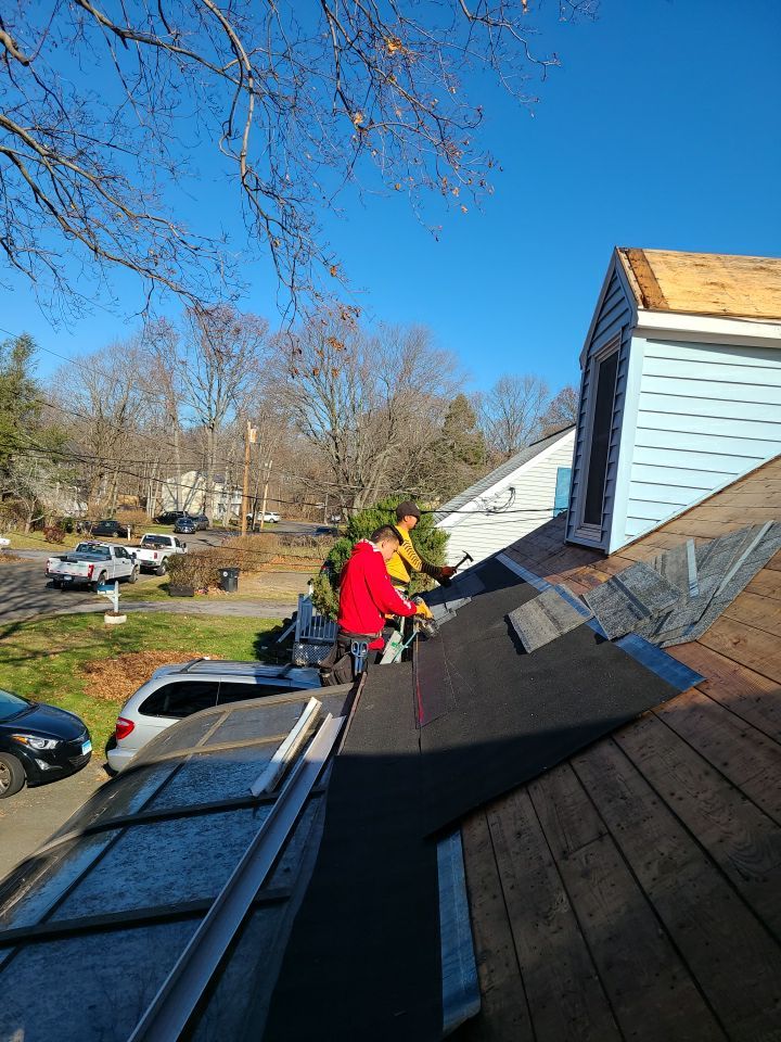 Residential Roofing Installation using Owens Corning TruDefinition Quarry Gray by A Plus Exterior