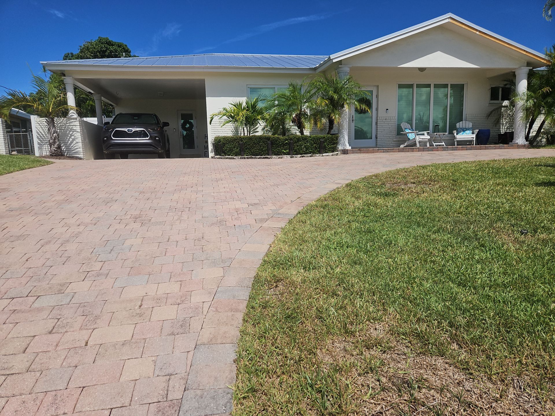 Residential Roofing Installation using 1" Nail strip metal roof by BLUES BROTHERS CONSTRUCTION CORP