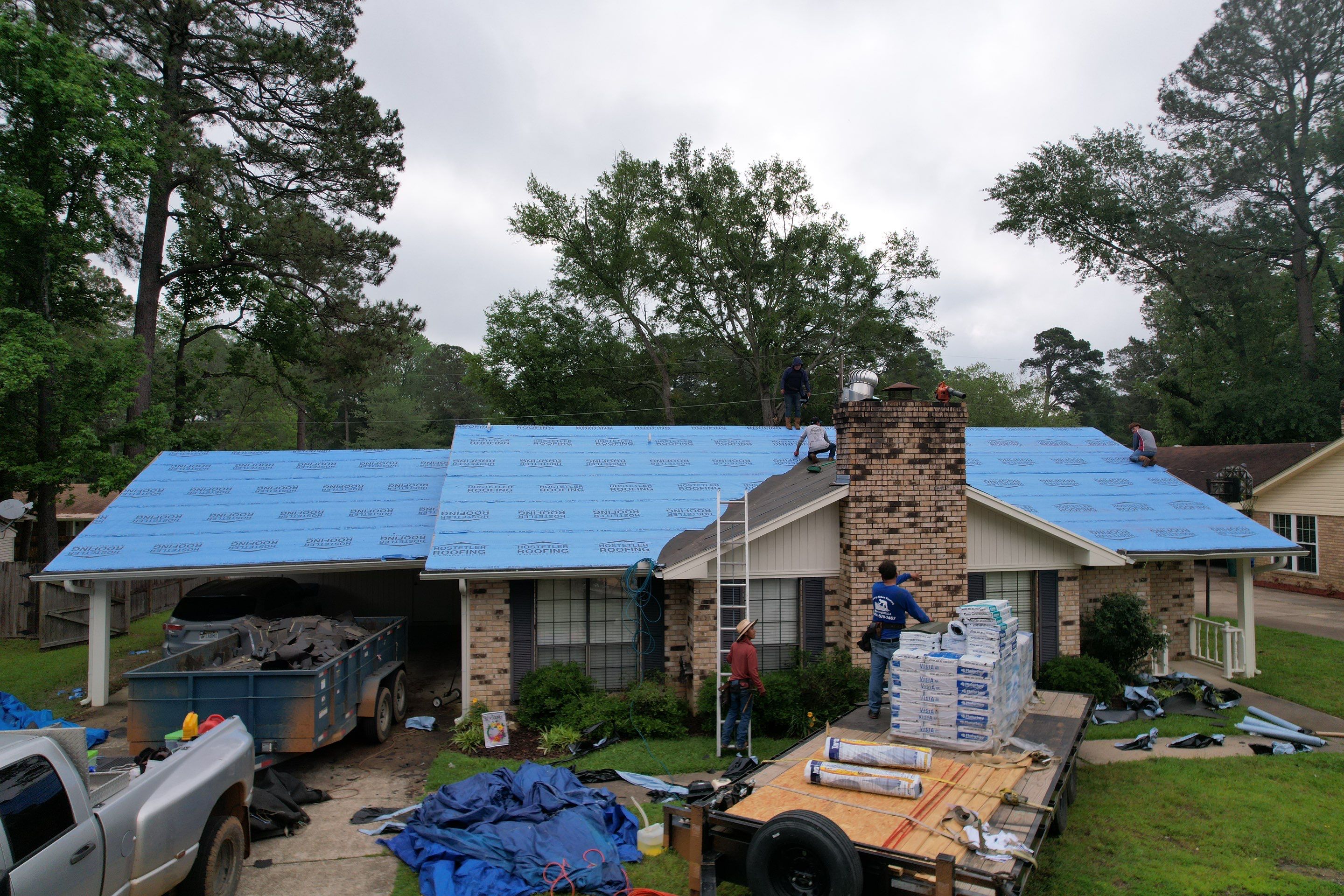 Residential Shingle Reroof using Malarkey Vista by Hostetler Roofing