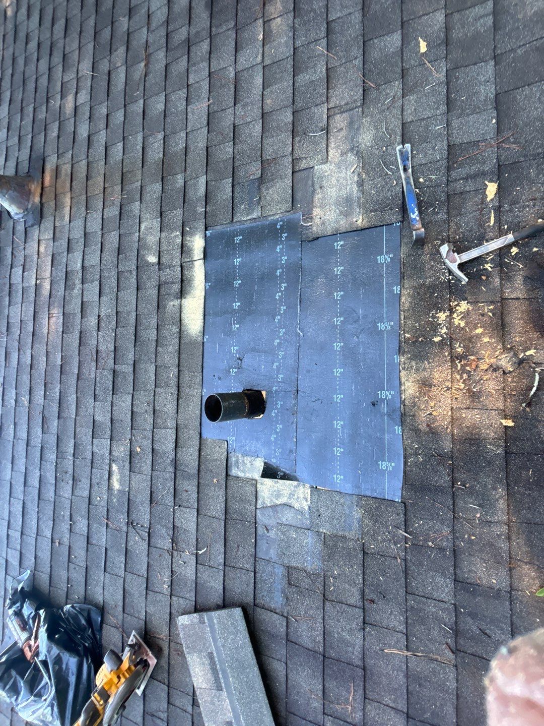 Roof repair and ceiling repair by Deerfield Roofing LLC