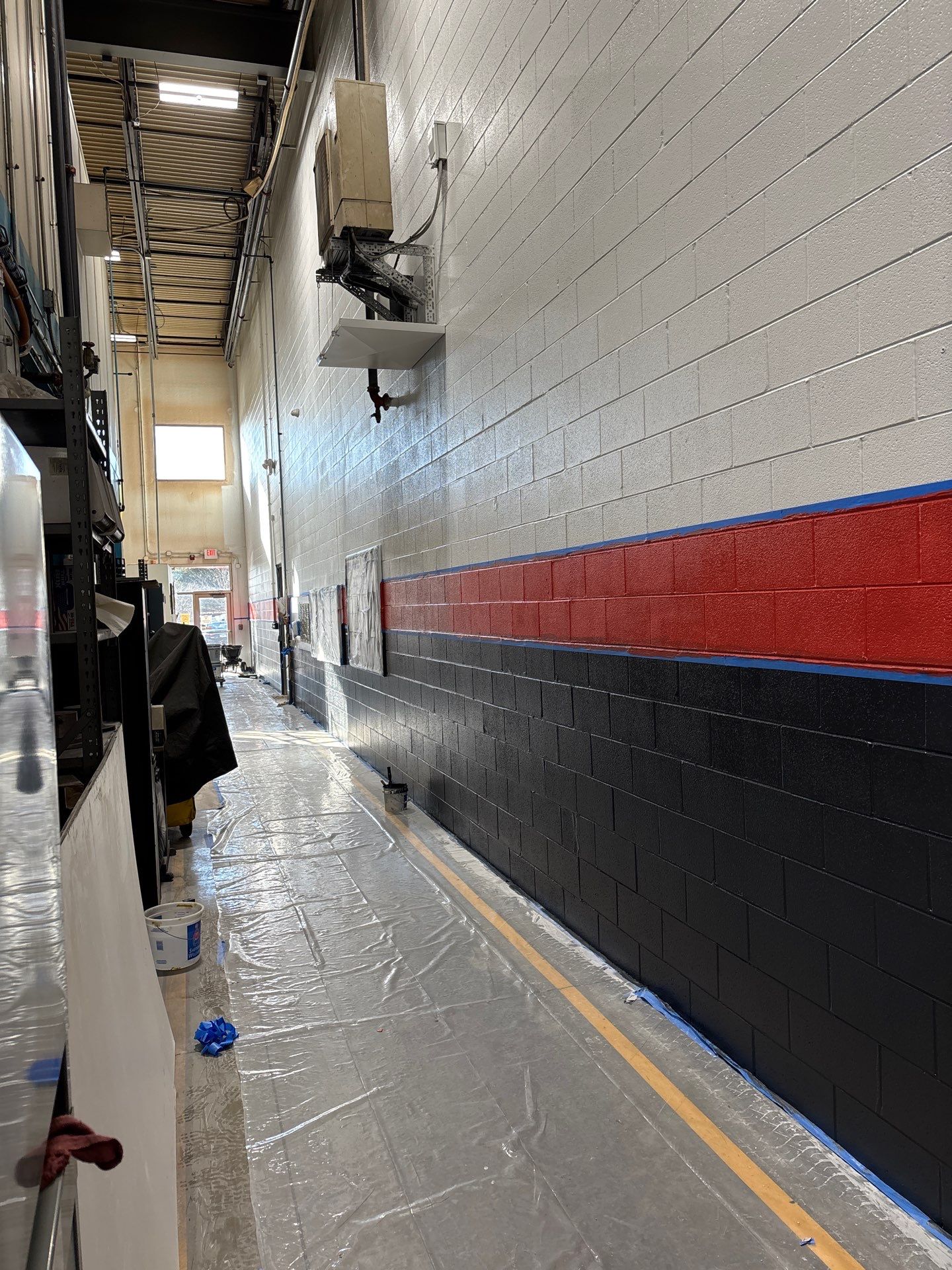 Factory Interior using Pro Industrial Multi-Surface Acrylic by Paint Platoon USA