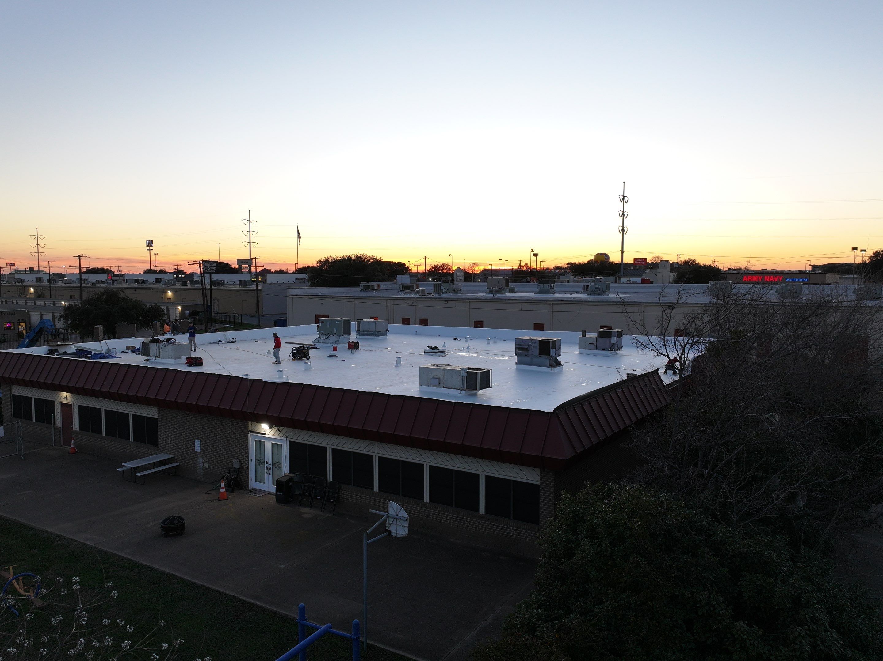 Commercial Roofing Installation using GAF Evergaurd TPO 60 Mil by Becker Roofing and Exteriors