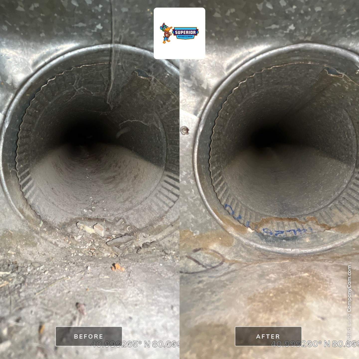 Air Duct Cleaning With a Vacuum Truck in Youngstown, OH by Superior Air Duct Cleaning
