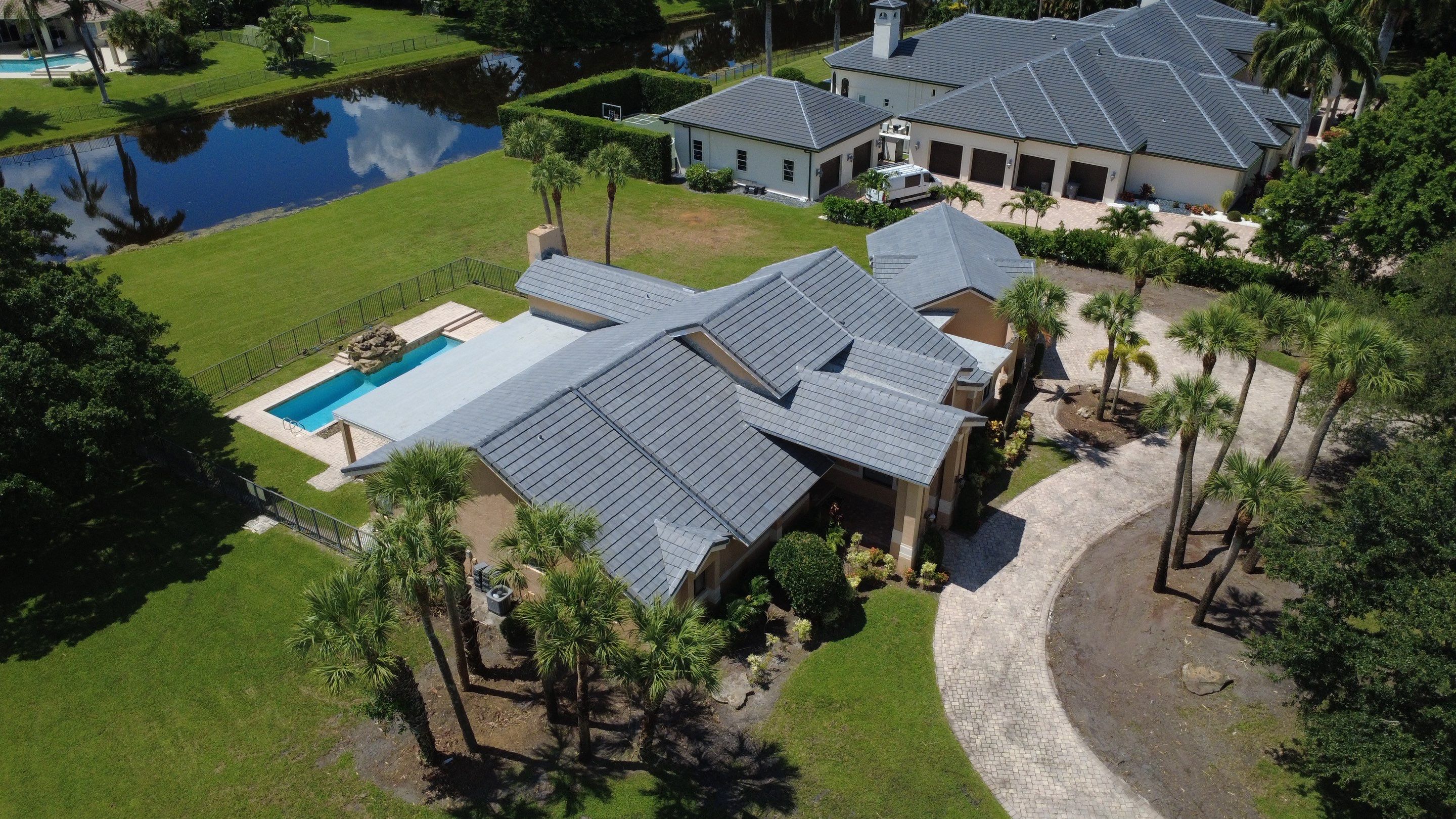 Residential Roofing Installation using Eagle Roofing Tile by BLUES BROTHERS ROOFING