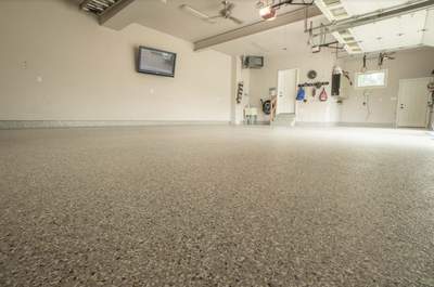 Hallet Residence - Garage Floor Coating