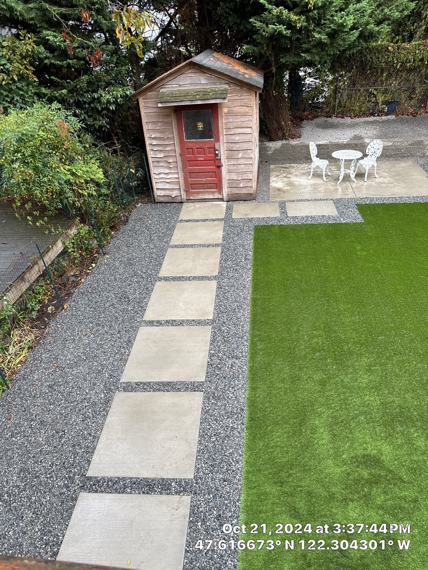 Turf Installation, Retaining Wall & Concrete Walkway | Seattle  by Jireh Asphalt & Concrete Inc 