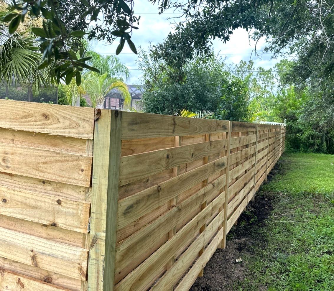 Wood Fence Installation using Wood Pressure Treated Fence  by Asap fence and gates, LLC