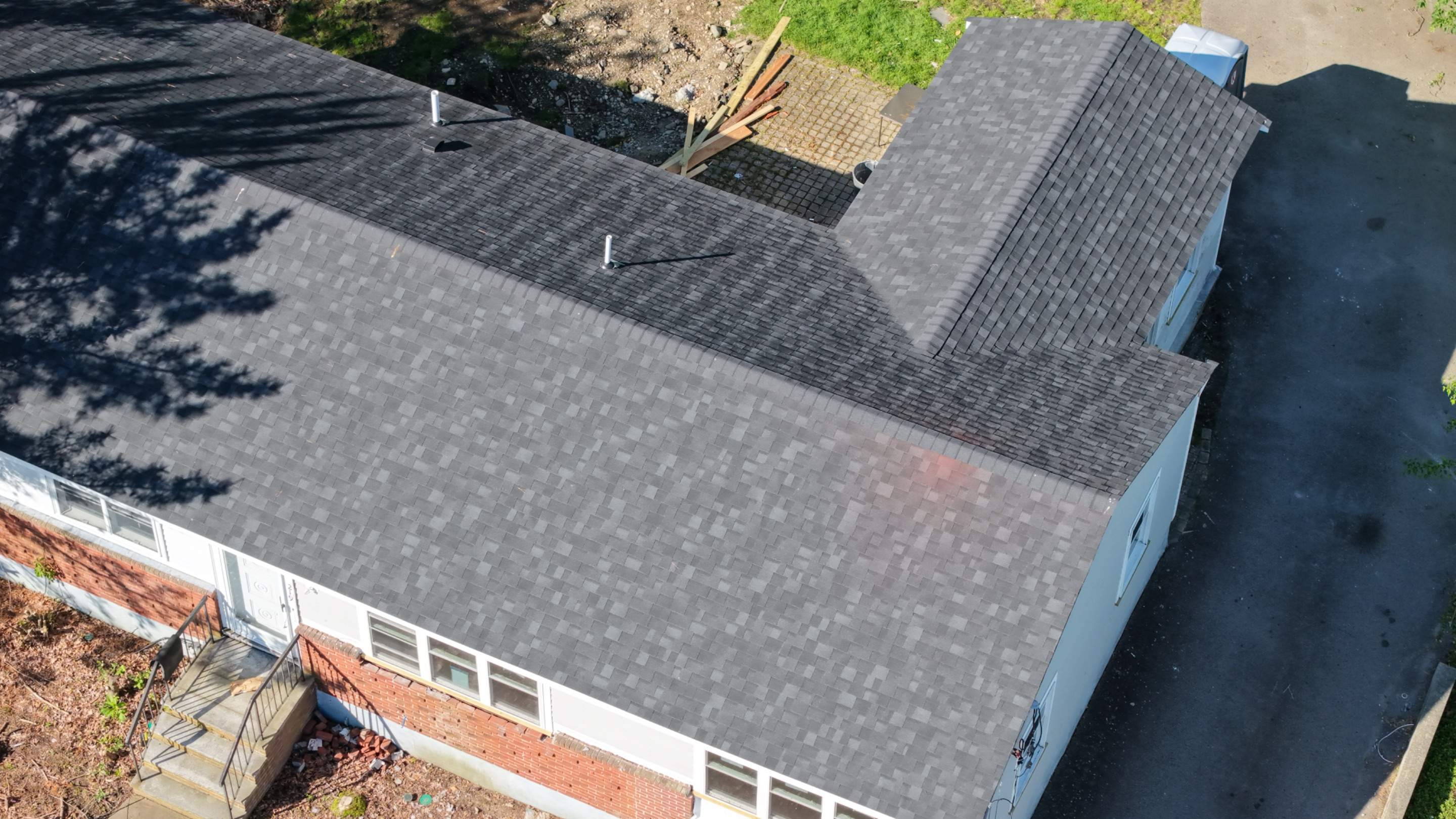 Two-Structure Roof Replacement – Owens Corning Duration, Onyx Black by JOHNNYS PRO