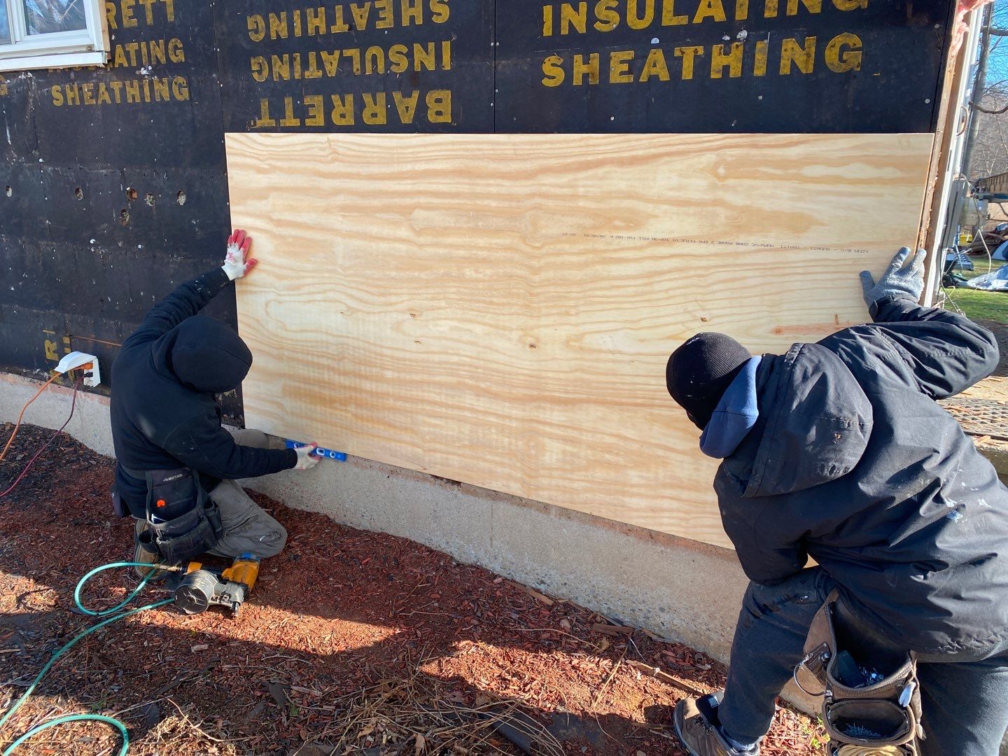 Siding Installation using Certainteed Mainstreet Forest Green by A Plus Exterior