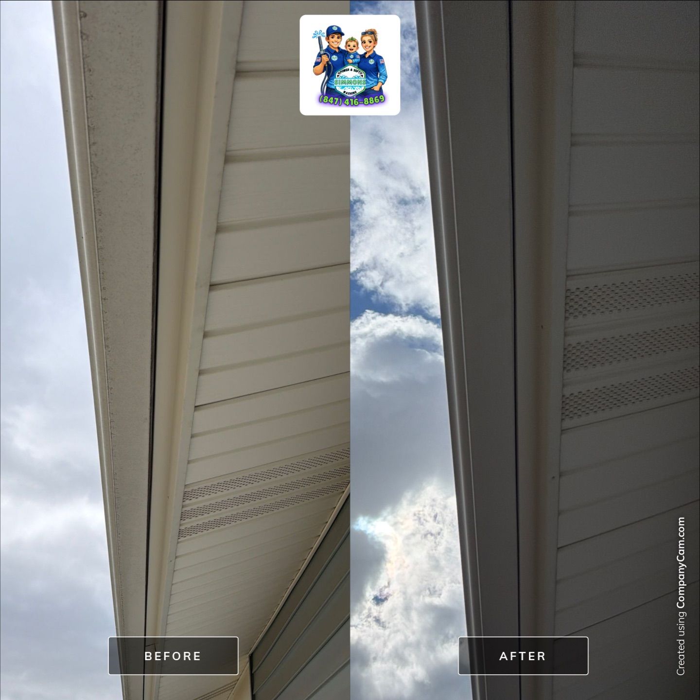 Project in Elk Grove Village by Simmons Power & Soft Washing