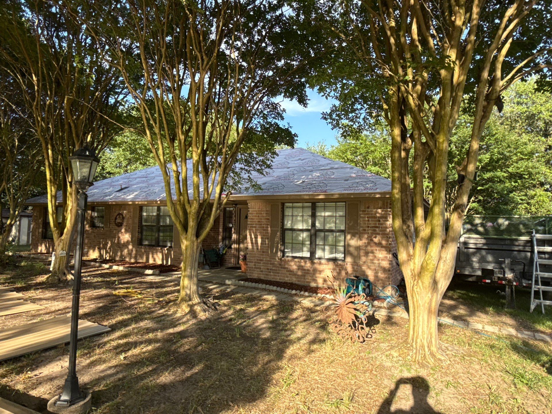 Thornton, Tx - Metal Roof 26G Alamo Rib, Saddle Tan color by DT Roofing - Seth Wells