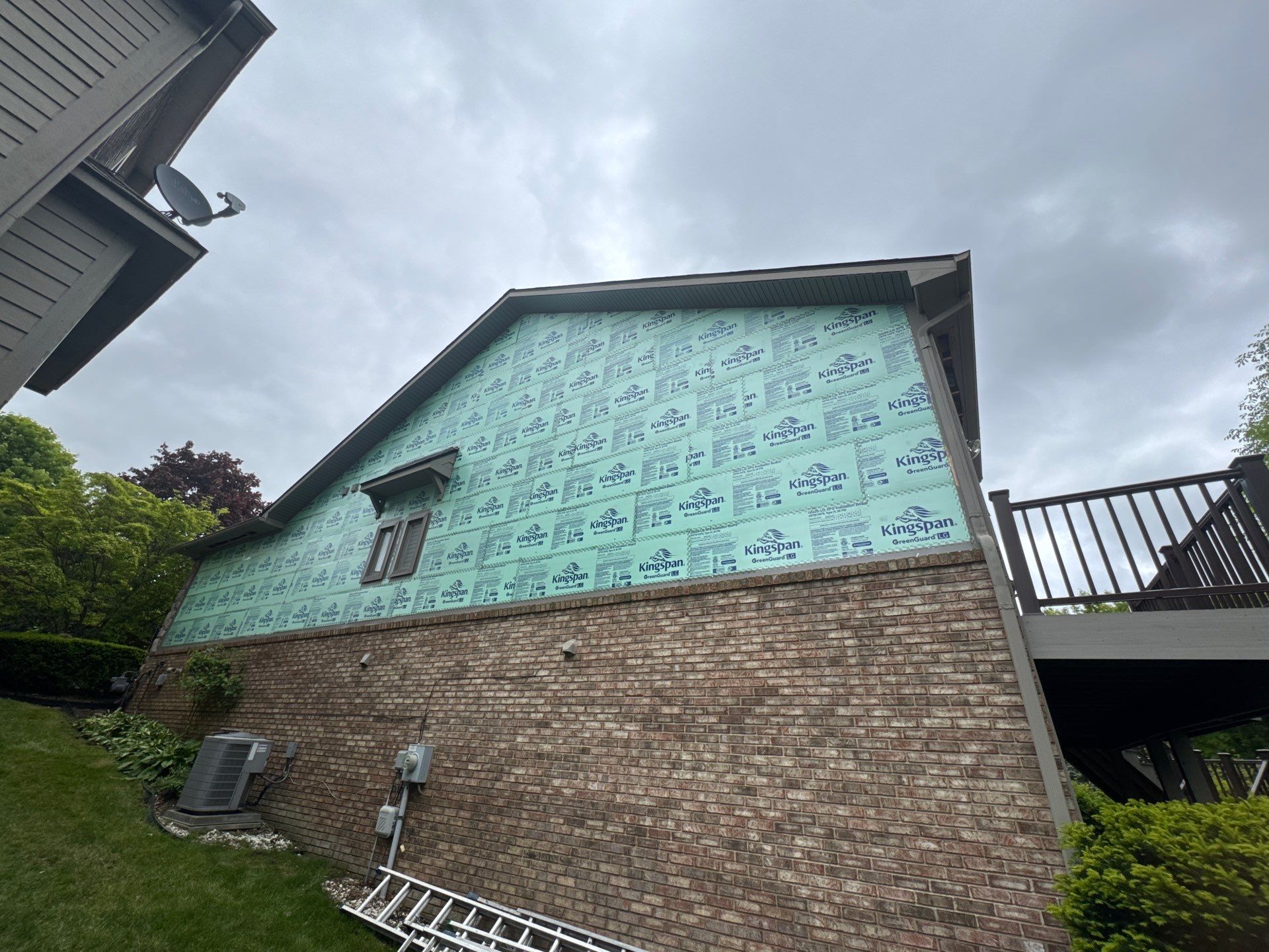 Siding Replacement using Alside Storm Grey by 180 Contractors