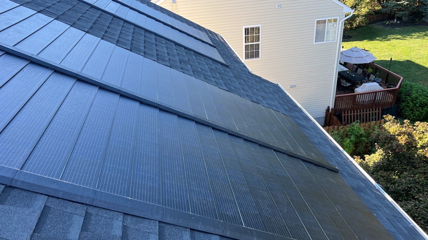GAF Timberline Solar Roof Ellicott City, MD by American Home Contractors