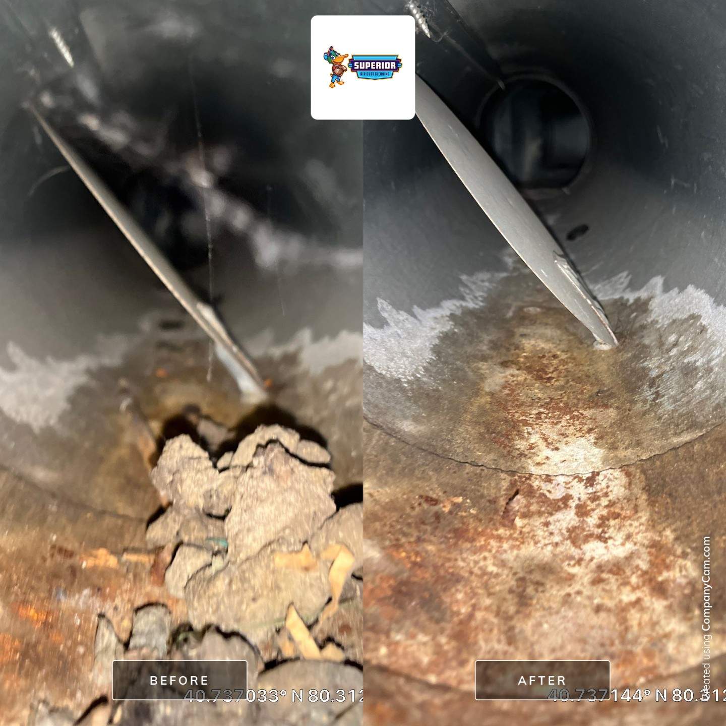 Air Duct Cleaning With a Vacuum Truck in New Brighton, PA by Superior Air Duct Cleaning