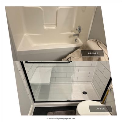 Tub to Shower
