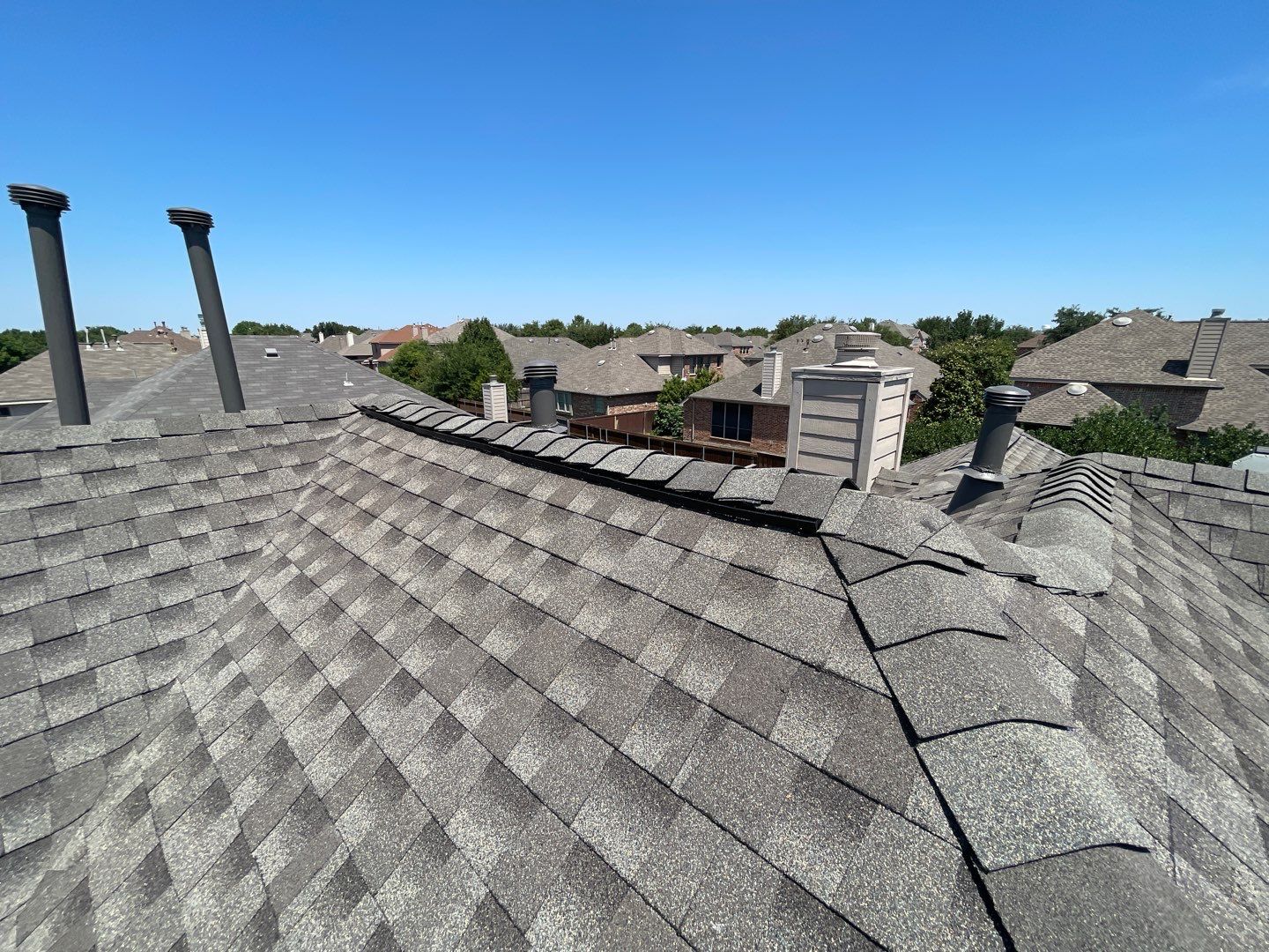 Major Hail Storm Full Roof and Gutter Replacement by First United Roofing & Construction