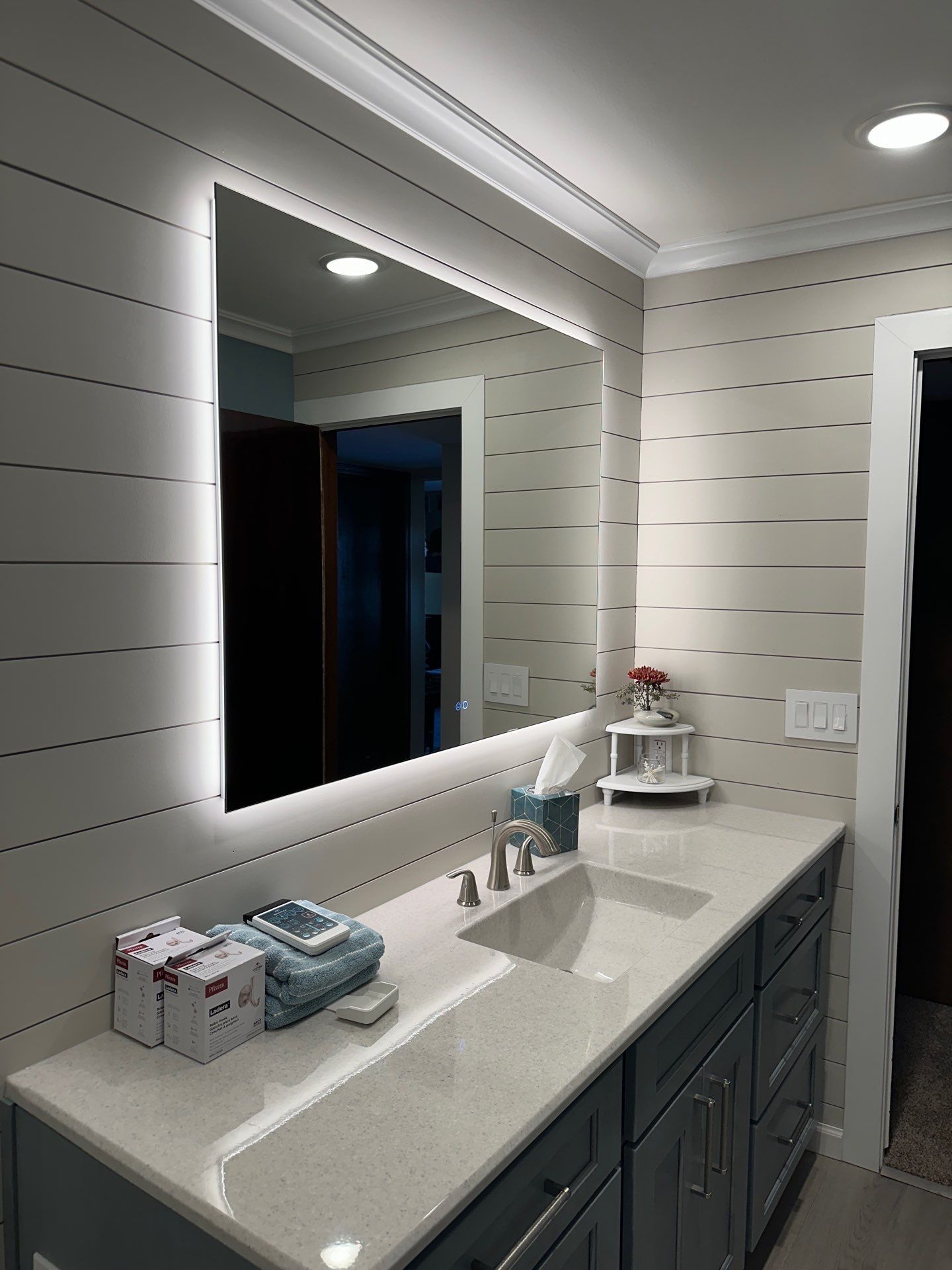 Diane's Basement Bath Remodel by Kitchen Works LLC