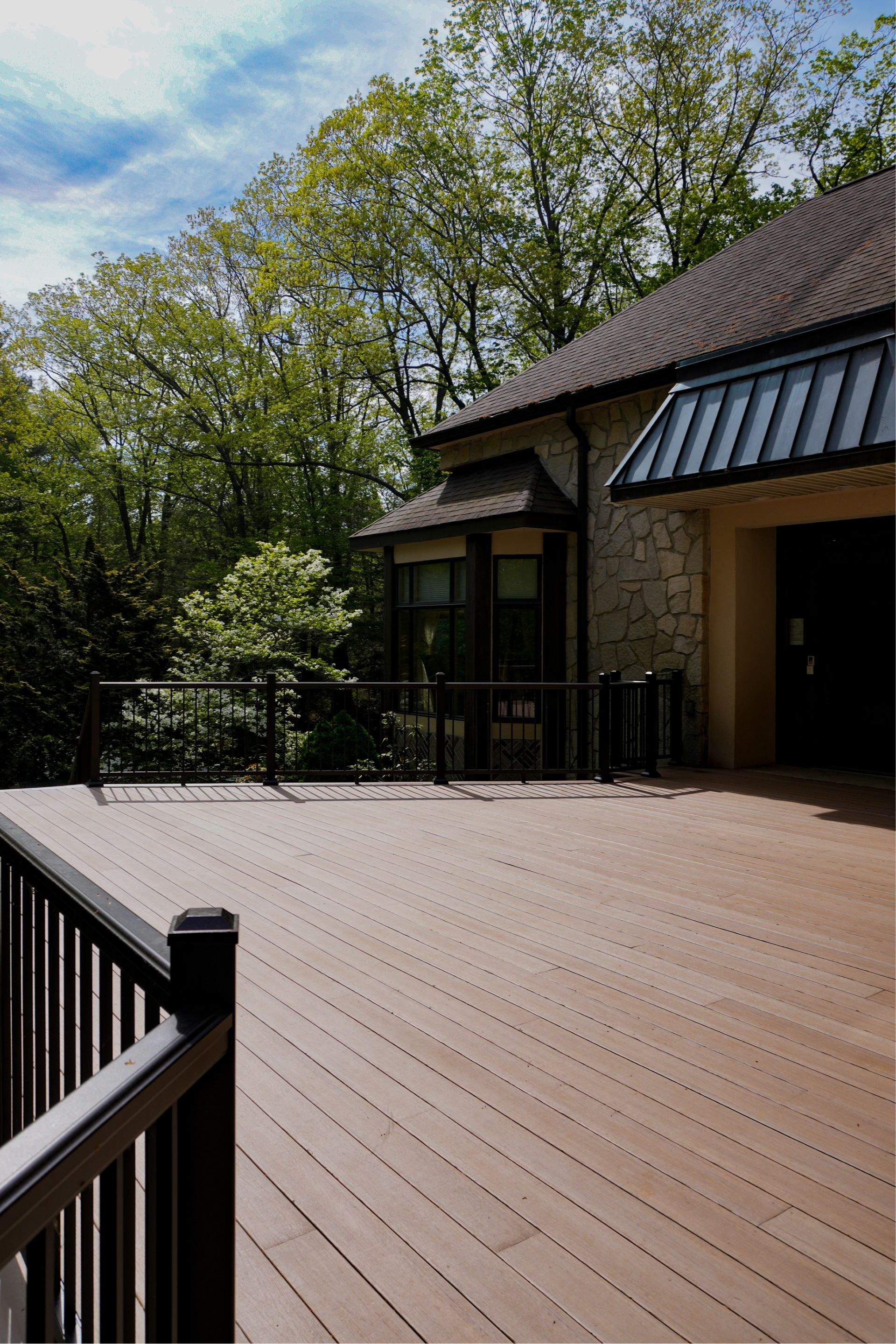 Custom Multi-Level Deck in Grand Haven by Cutting Edge Homes