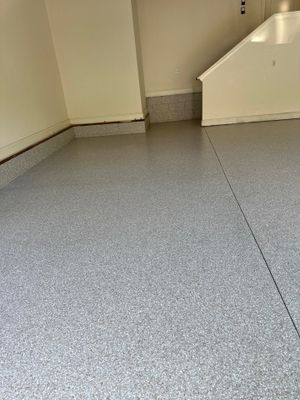 Garage Floor Coating using Palomino