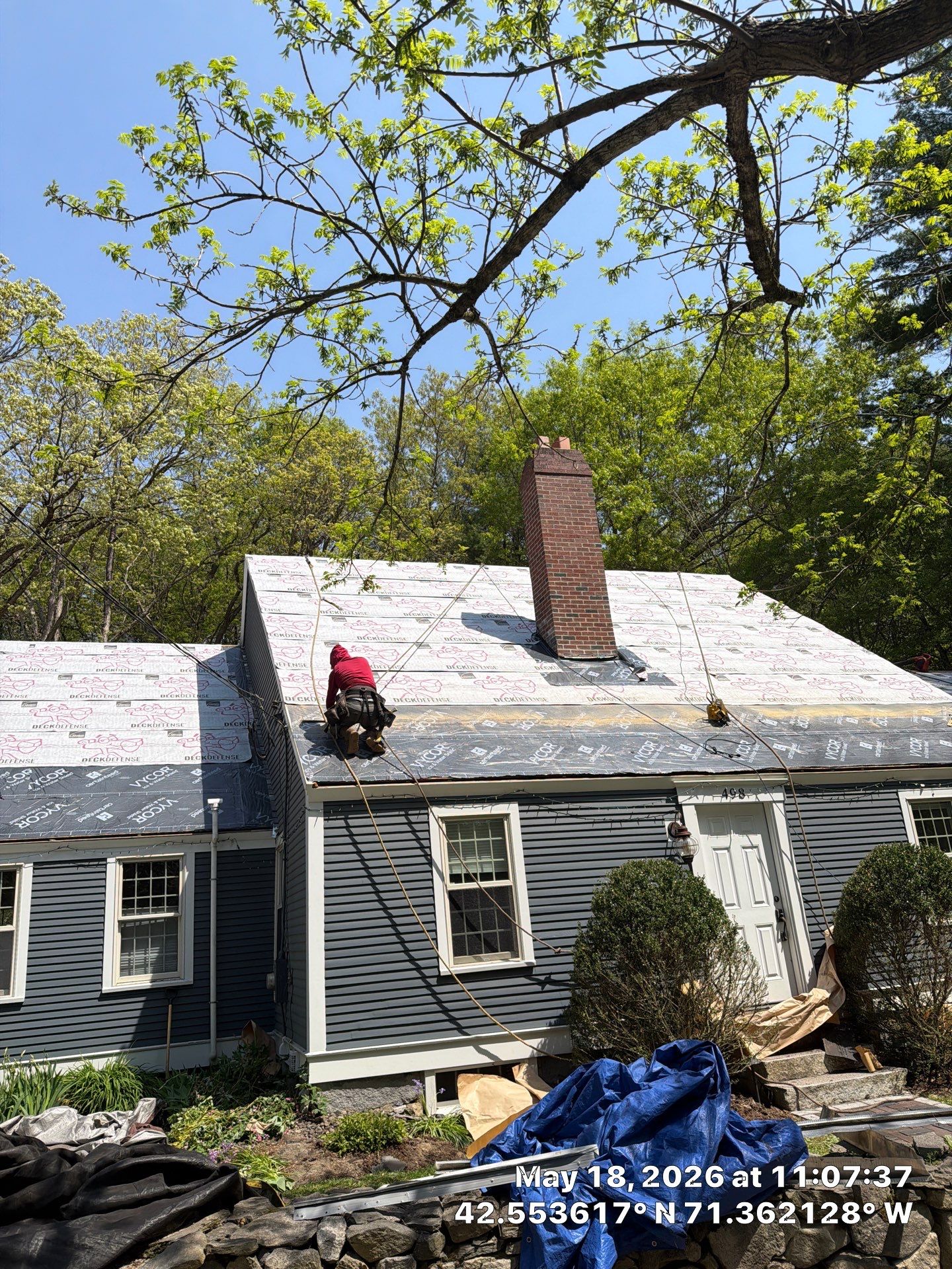 Roof Replacement + Metal Valleys + Snow Belt + Skylights — Carlisle, MA by Mighty Dog Roofing of Greater Middlesex County