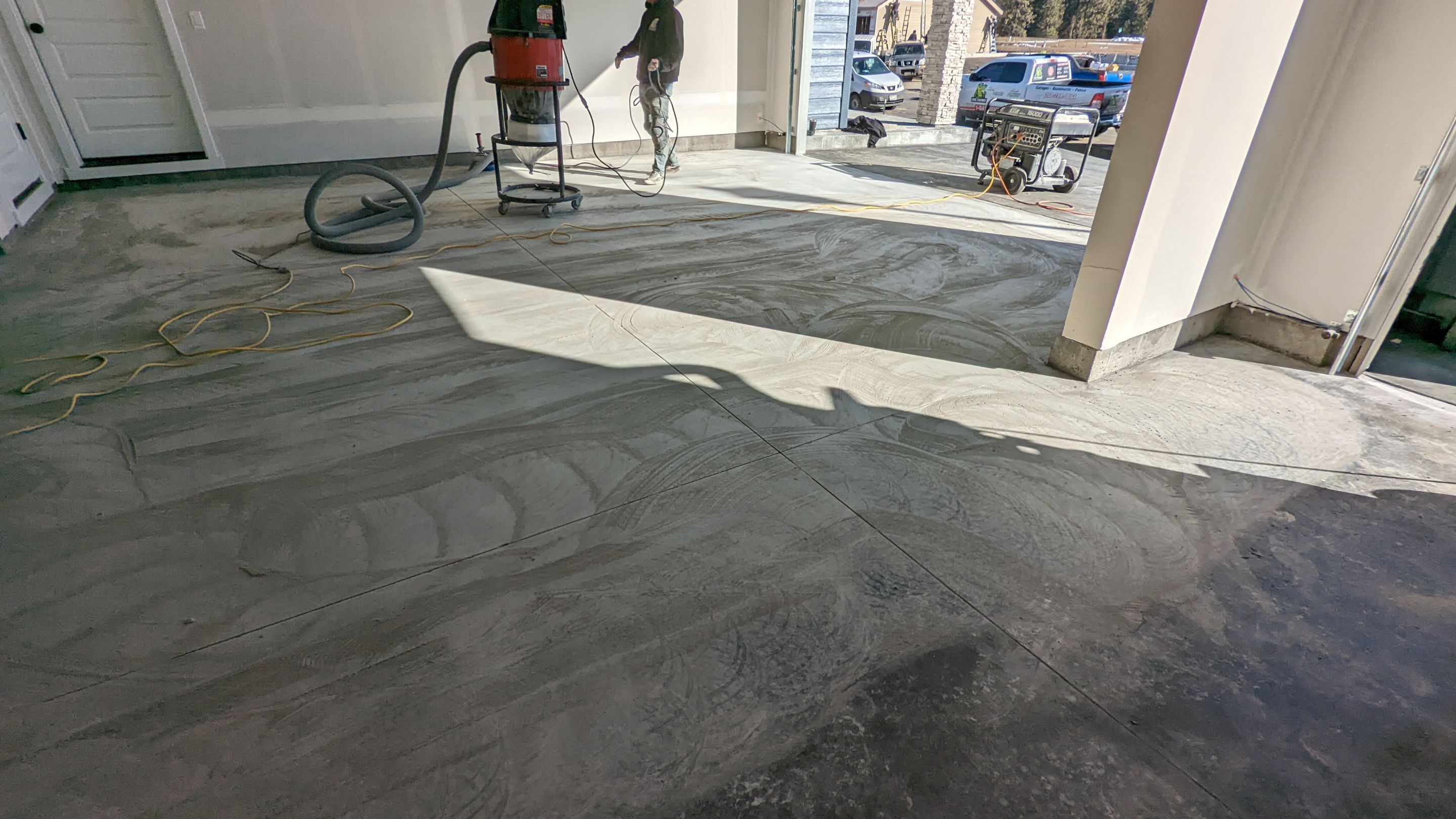 Garage Transformation using Nightfall and the Penntek Evolution System by Croc Coatings, LLC