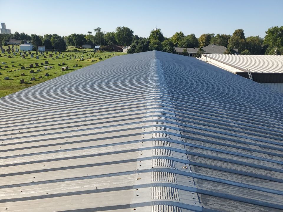 Metal Roof Restoration - Utica, NE by Tillotson Enterprises