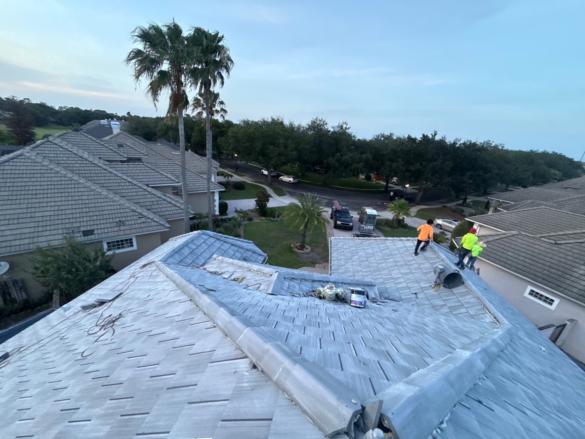 Concrete Tile Roof Replacement Using Polystick TU Plus in Orlando by Fortified Roofing Solutions Corp.