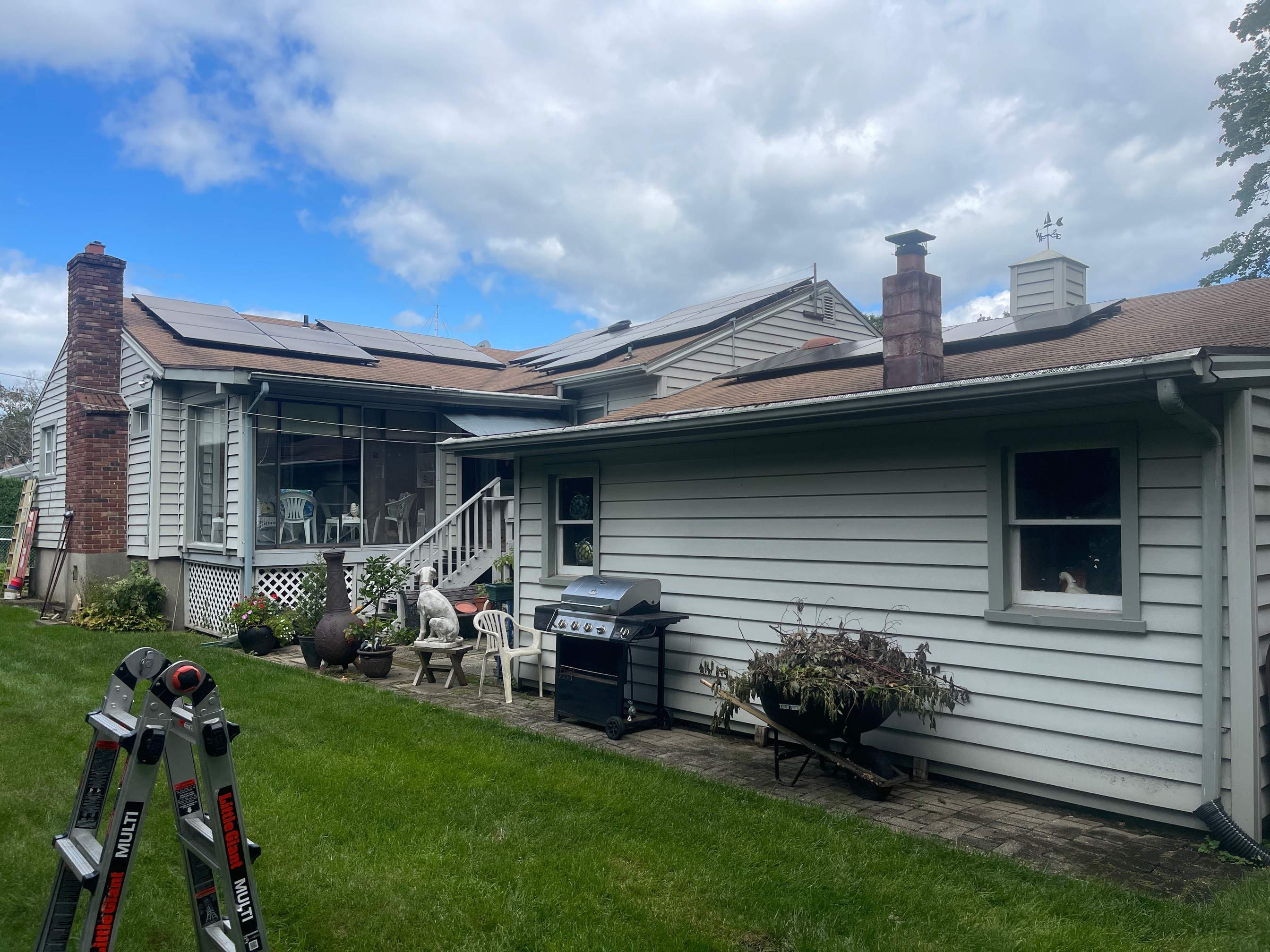 Residential Roofing Installation using Owens Corning TruDefinition Amber by A Plus Exterior