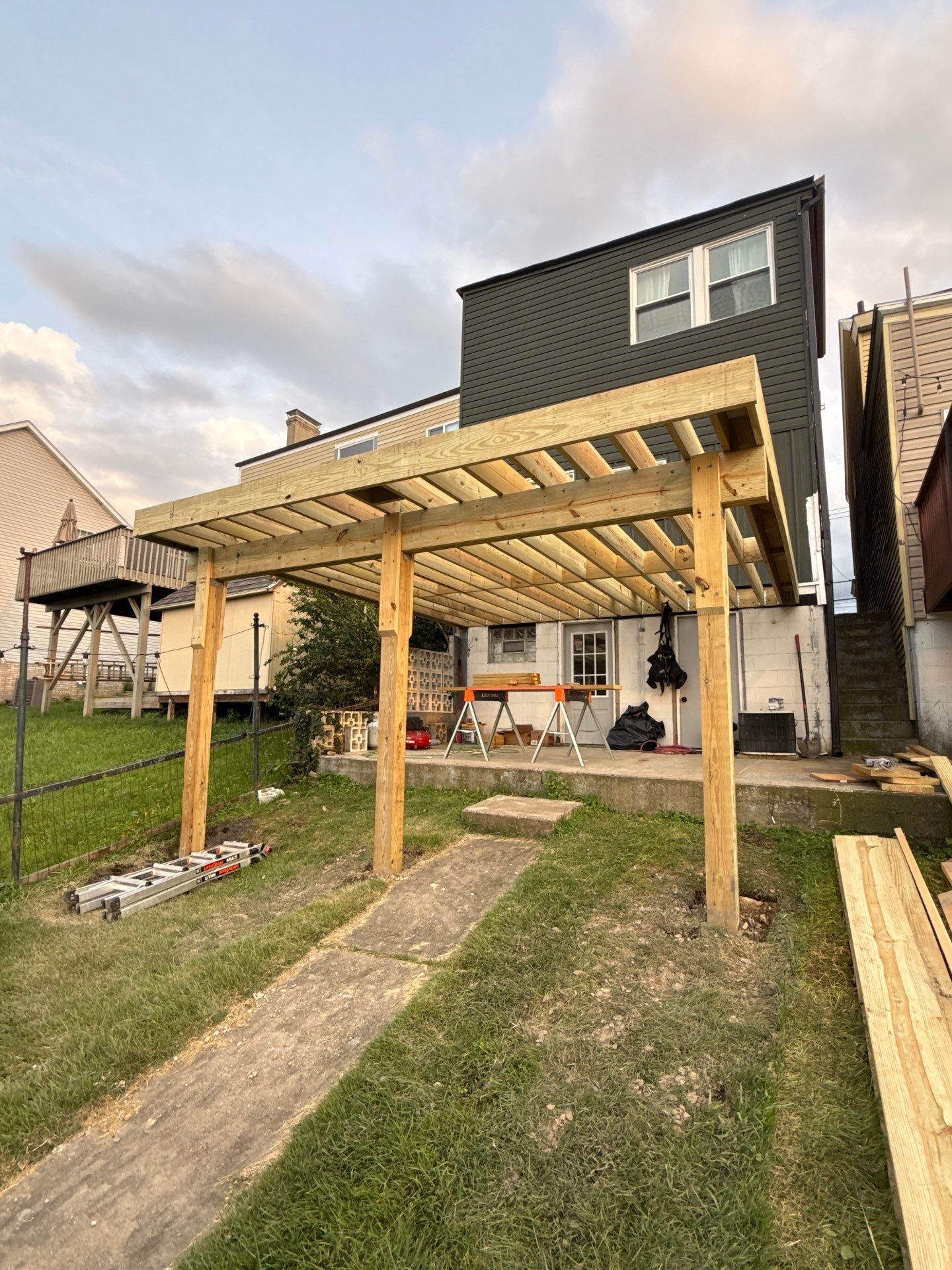 Deck Project in Southside Slopes by Cousins Roofing Siding & Decks