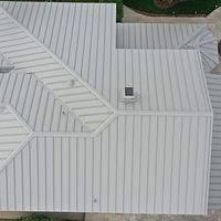 24ga 1.5" Mechanical Seam Ash Gray by Total Roofing System The Metal Roof Experts