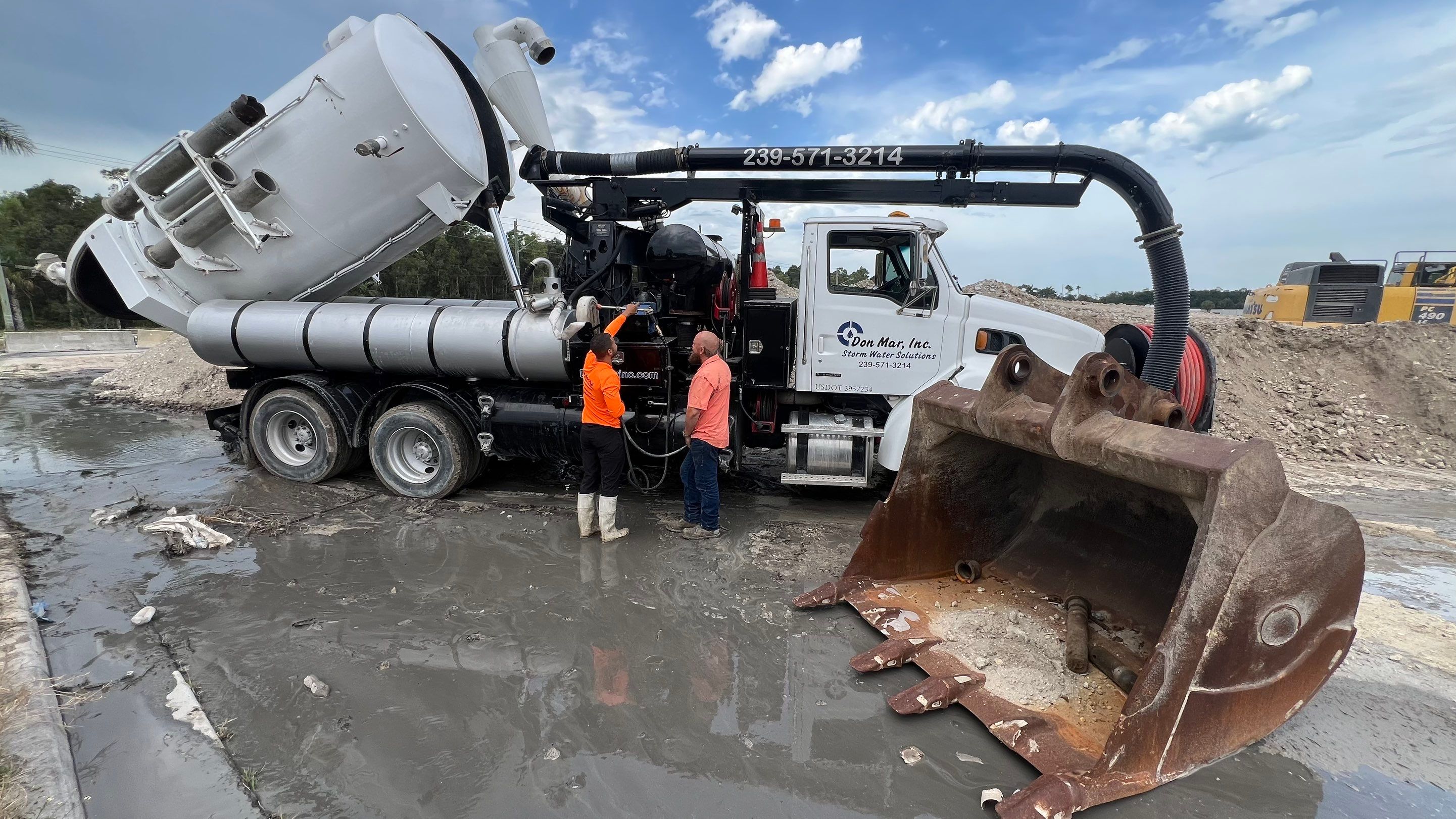 Redevelopment Project Stormwater System Cleaning by Don Mar, Inc. Storm Water Solutions